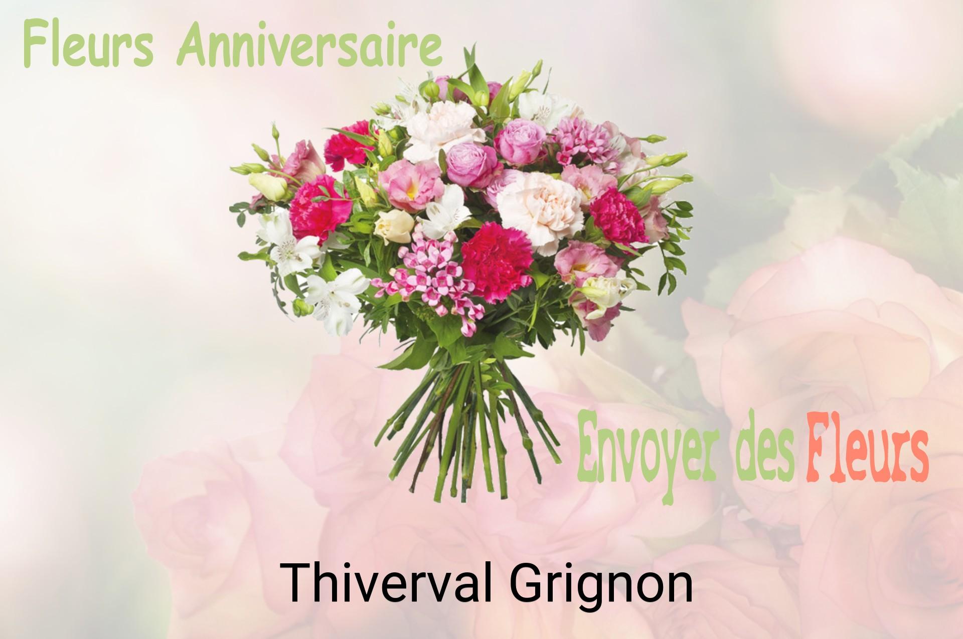 Bouquet de fleurs d’anniversaire livré à Thiverval-Grignon