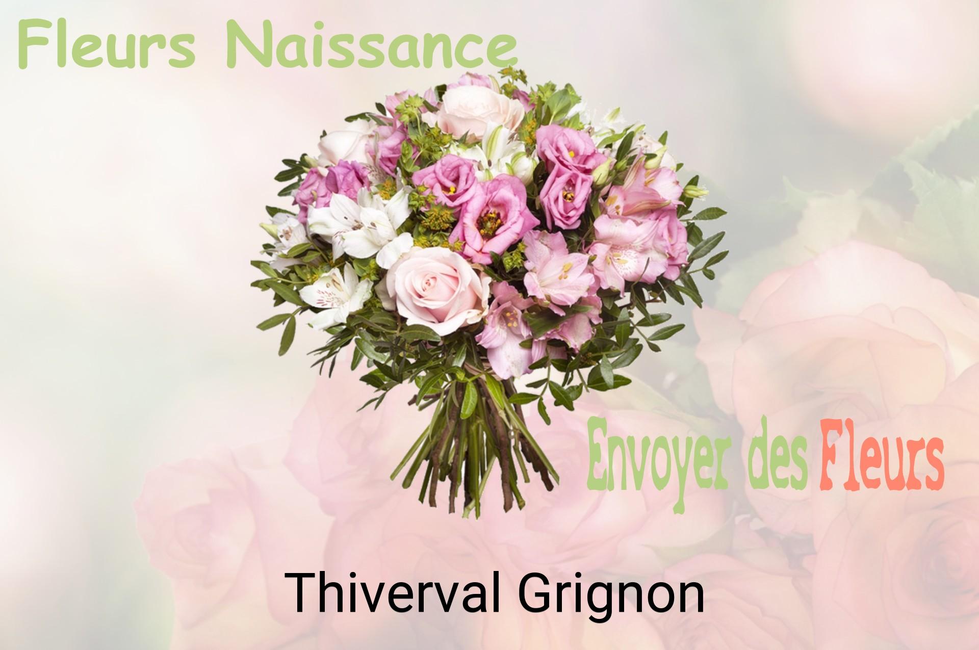 Bouquet de fleurs de naissance livré à Thiverval-Grignon
